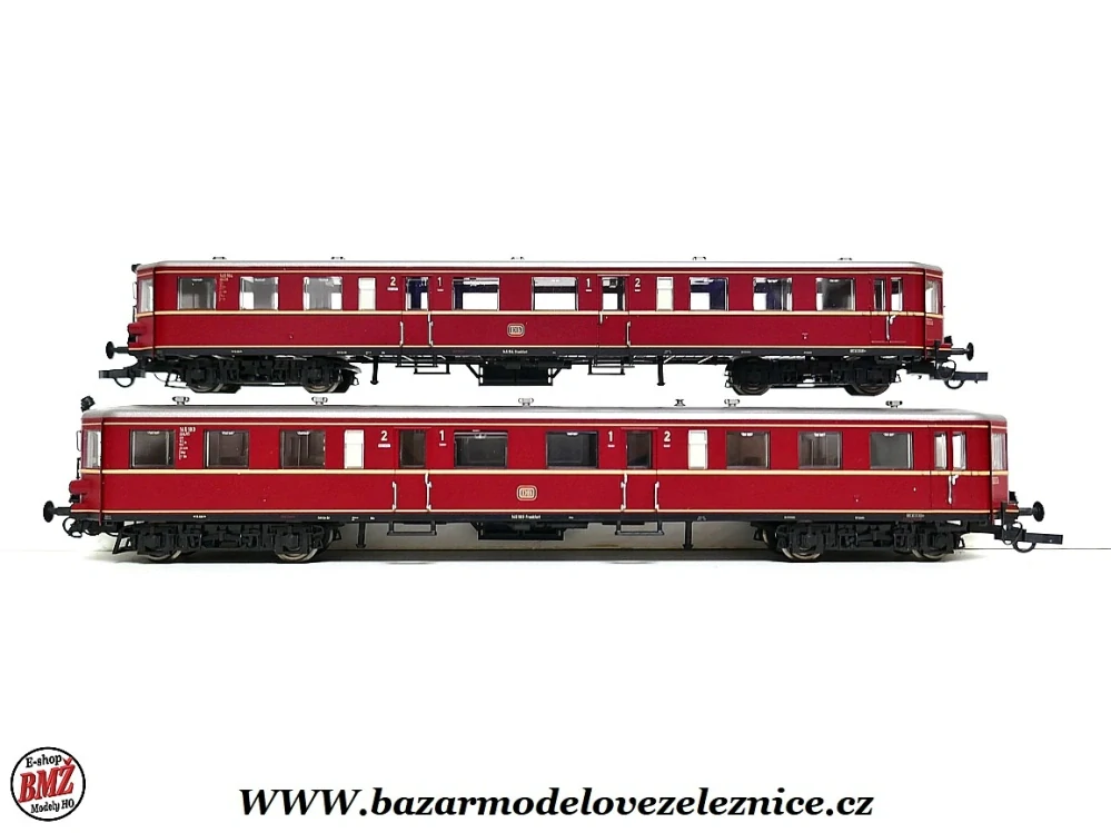Hobbytrain - DC Set 2 přívěsných vozů VT 145 DB - HO