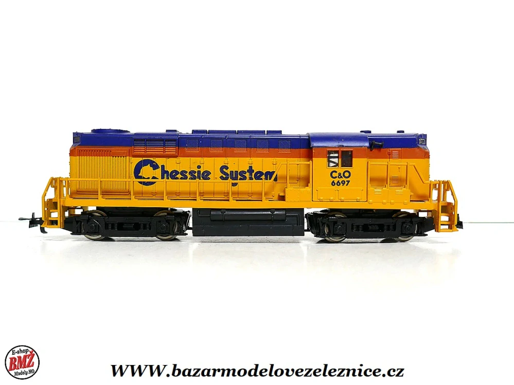 Model Power - DC - Dieselová lokomotiva Alco SR 11 Chessie - HO