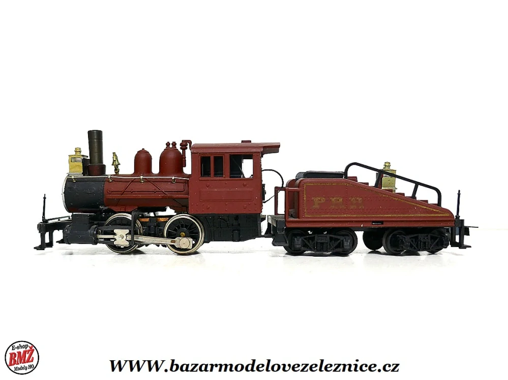 Model Power - DC + KOUŘ - Parní lokomotiva 0-4-0 - HO