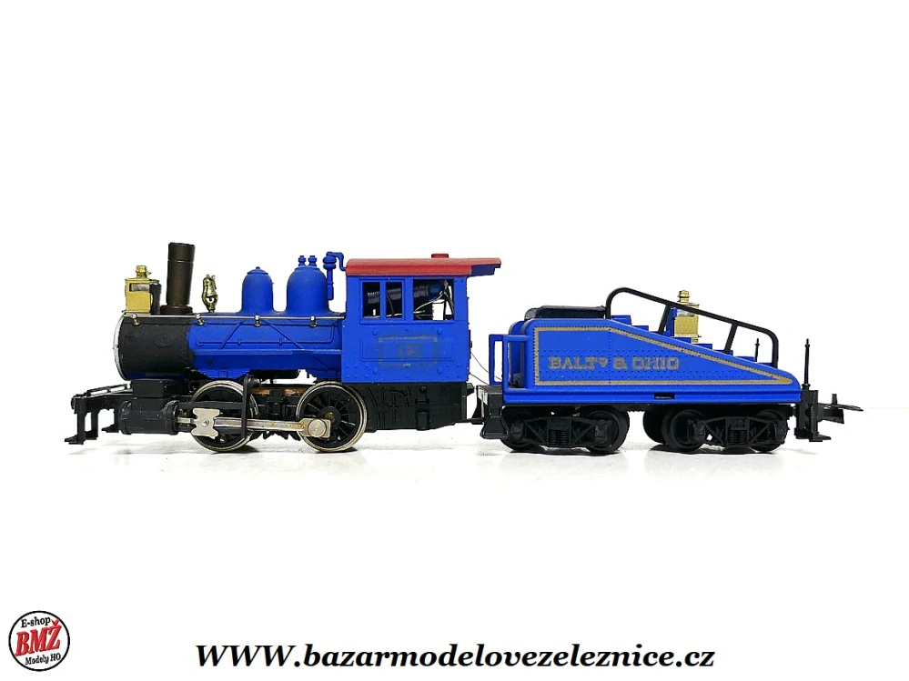 Model Power - DC + KOUŘ - Parní lokomotiva 0-4-0 - HO