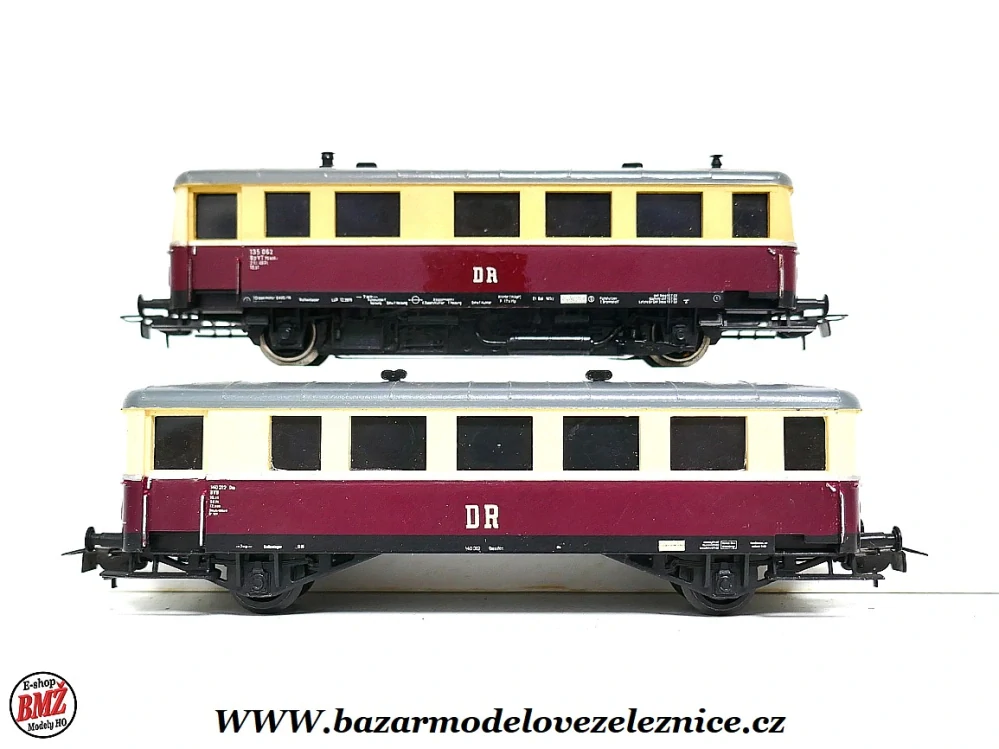 PIKO DDR - DC - Motorová souprava VT 135 DR - HO