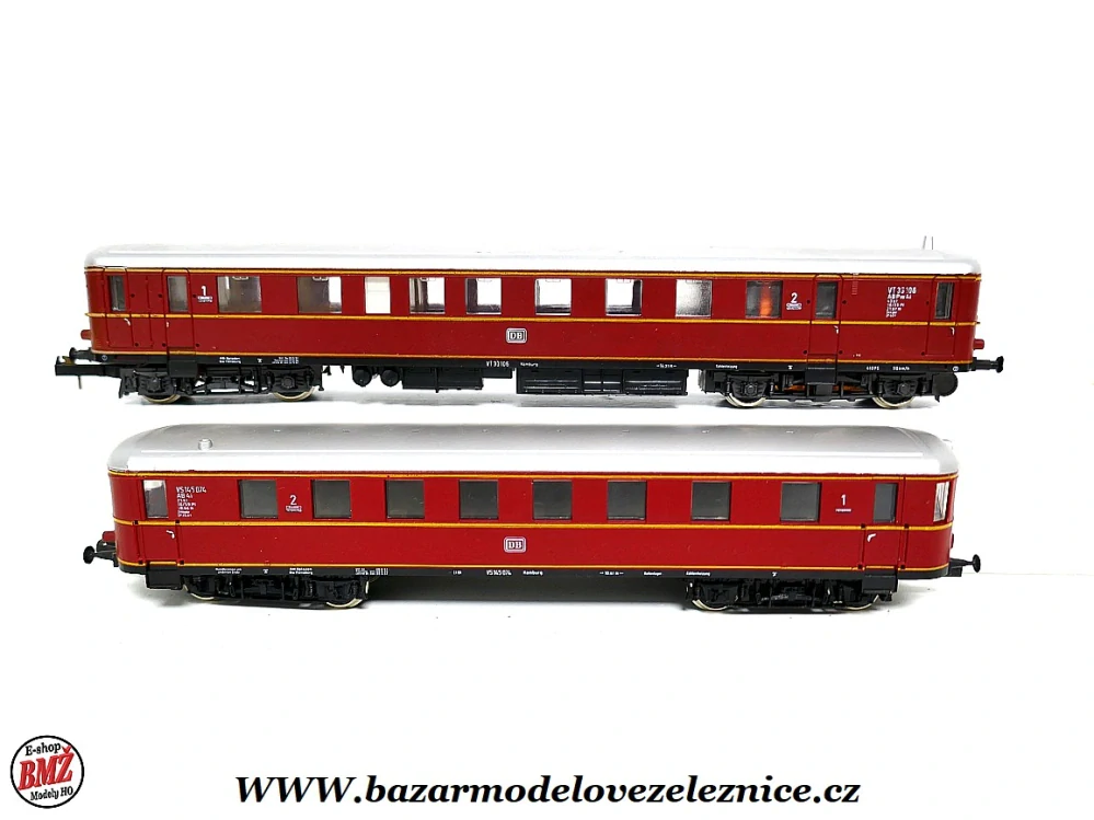 PIKO DDR - DC - Dieselová souprava BR 185/195 DB - HO