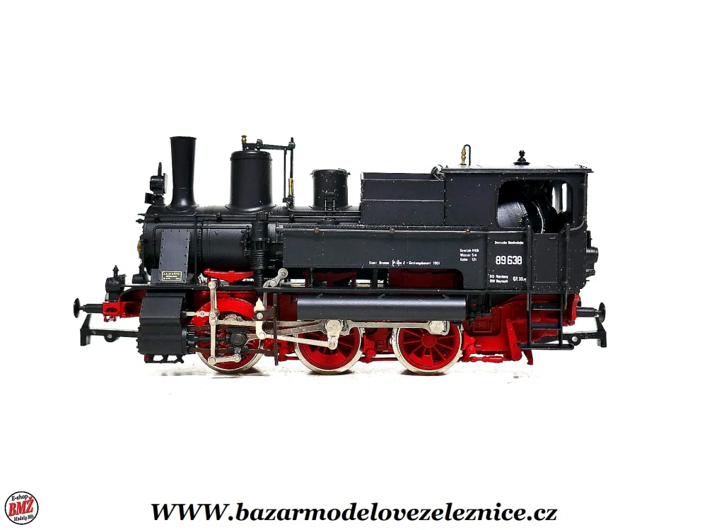Rivarossi - DC - Parní lokomotiva BR 89 638 DR - HO