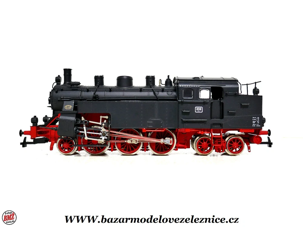 Rivarossi - DC - Parní lokomotiva  232 (BR 77) Frankf.-Königst. - HO