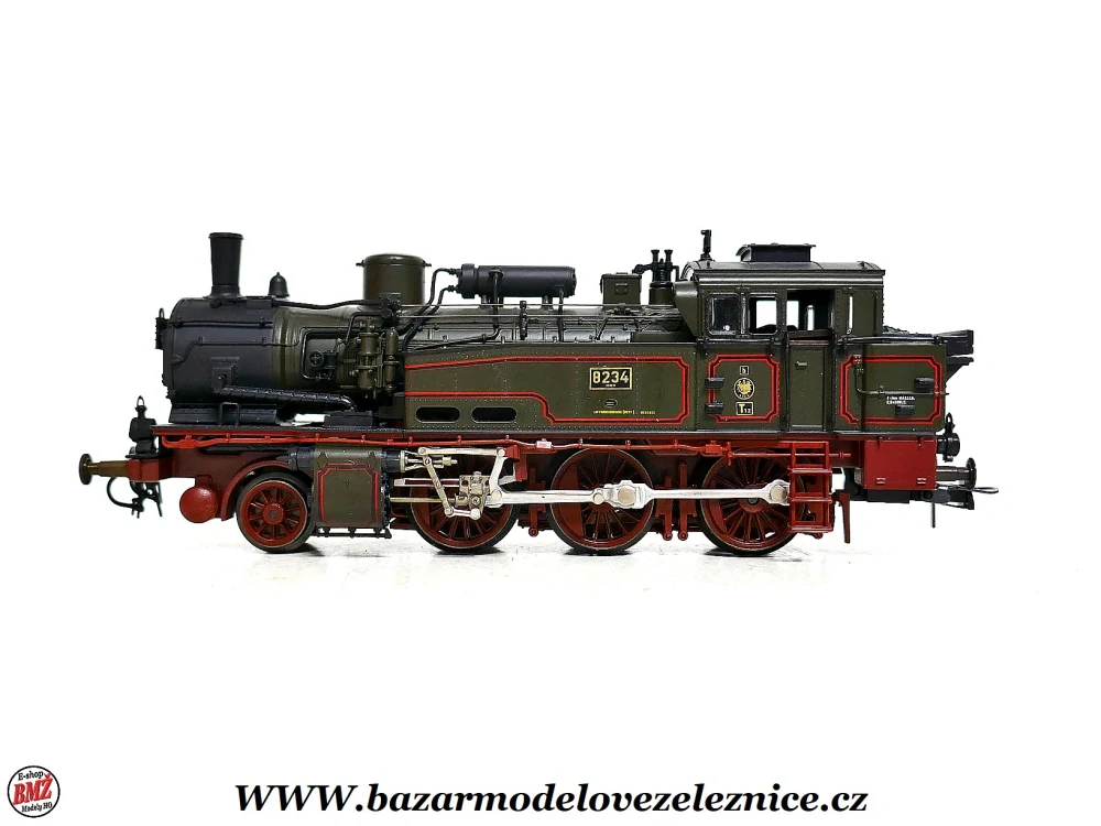 Roco - DC - Parní lokomotiva  BR 74 T 12 - K.P.E.V. - HO