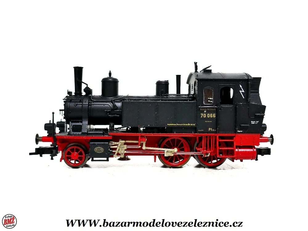 Fleischmann - DSS - Parní lokomotiva BR 70 066 DRG - HO