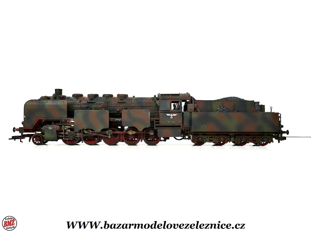 Fleischmann - DC - Parní lokomotiva BR 50 849 DR - HO