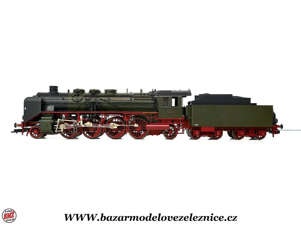 Fleischmann - DSS - Parní lokomotiva BR 39 DRG - HO