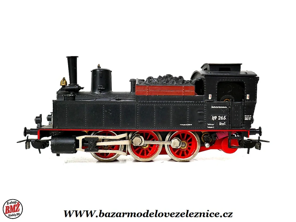 Piko DDR - DC - Parní lokomotiva BR 89 262 DR - HO