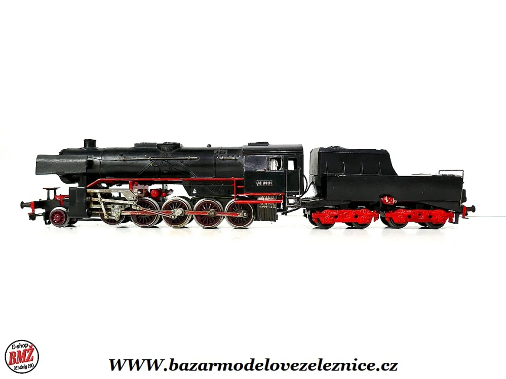 Piko DDR/ Gutzold - DC - Parní lokomotiva BR 42 0001 DR černá lesklá - HO