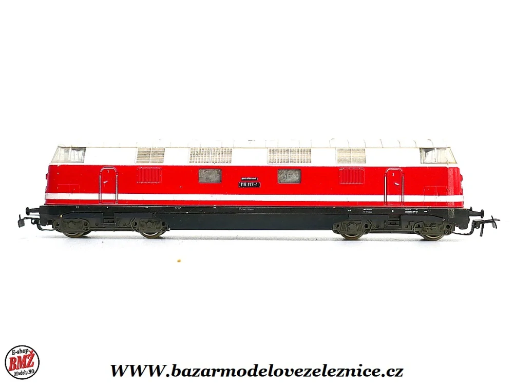 PIKO DDR - DC - Dieselová lokomotiva BR 118 117 DR - HO