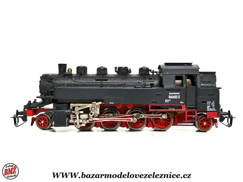 BTTB - Parní lokomotiva BR 86 1615 DR - TT