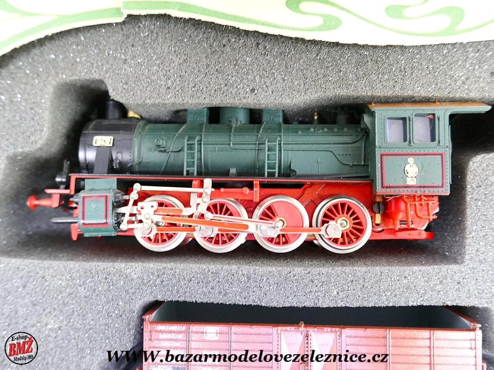 Piko DDR - DC - Set s BR 55 K.P.E.V. + 3 nákl. vozy - HO