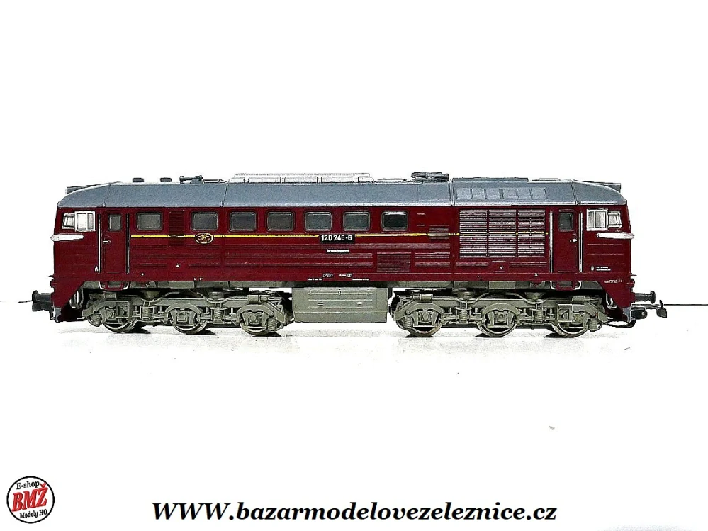 Piko DDR - DC - Dieselová lokomotiva BR 120 245 DR - HO
