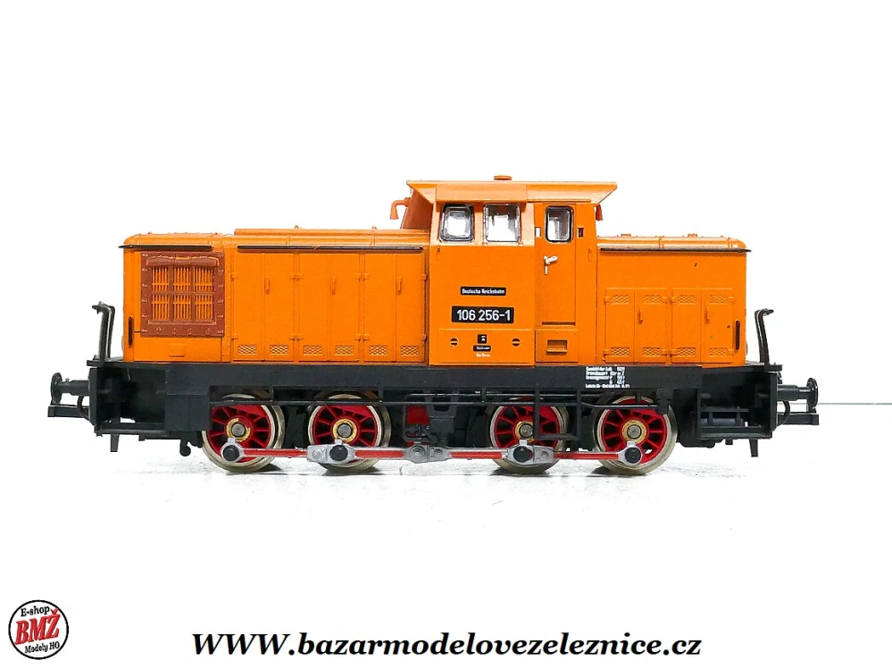 Piko DDR - DC - Dieselová lokomotiva BR 106 256 DR - HO