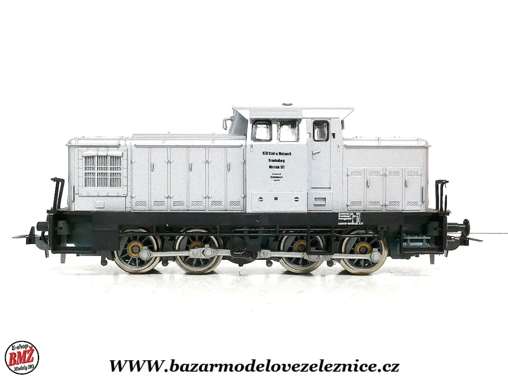 Piko DDR - DC - Dieselová lokomotiva BR 106 Werklok DR - HO