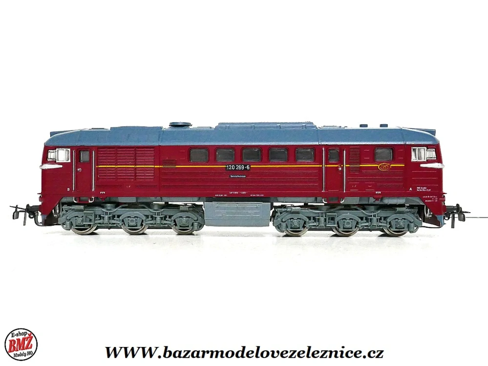 Piko DDR - DC - Dieselová lokomotiva BR 120 245 DR - HO