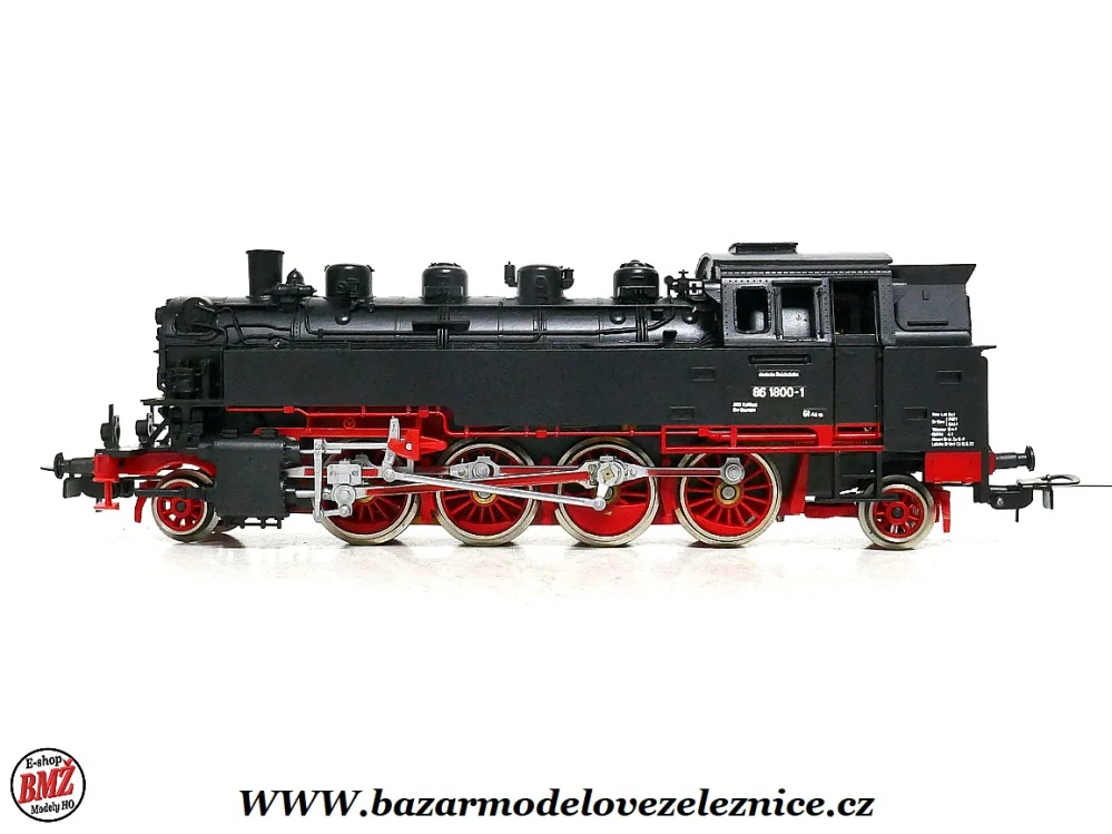Piko DDR - DC - Parní lokomotiva BR 86 1800 DR - HO