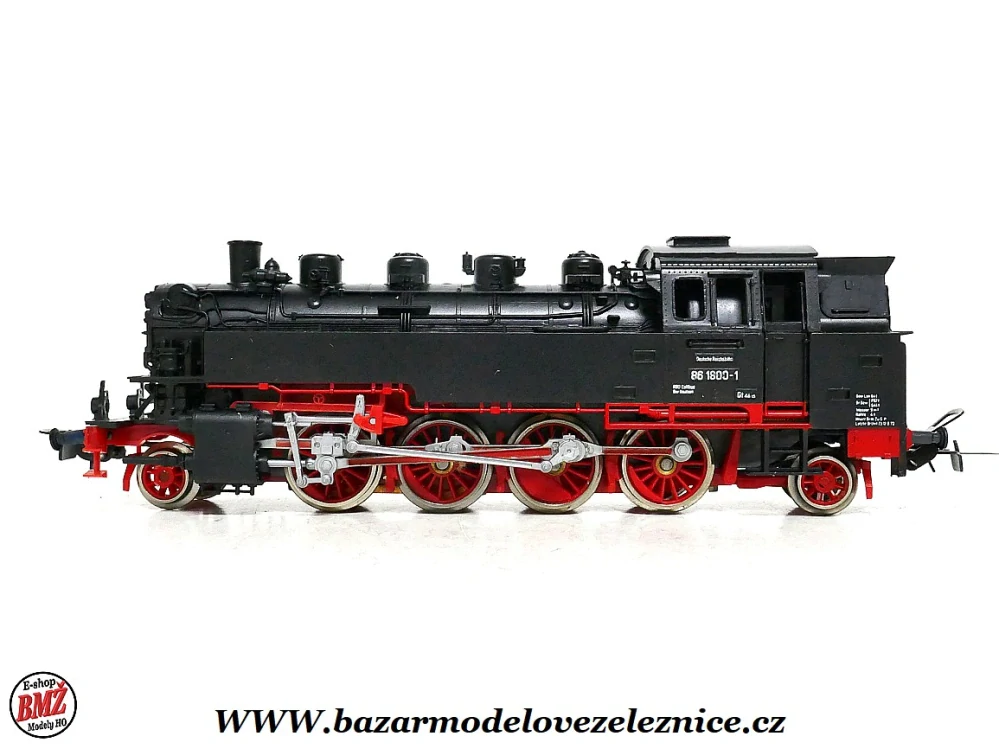 Piko DDR - DC - Parní lokomotiva BR 86 1800 DR - HO