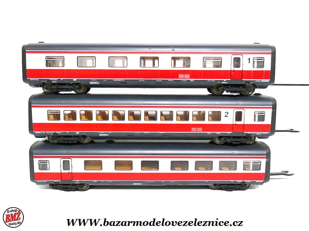 Roco - Set 3 osobních vozů VT11 Max Libermann TEE - HO