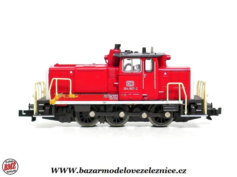 Minitrix - DC - Dieselová lokomotiva BR 364 867 DB - N