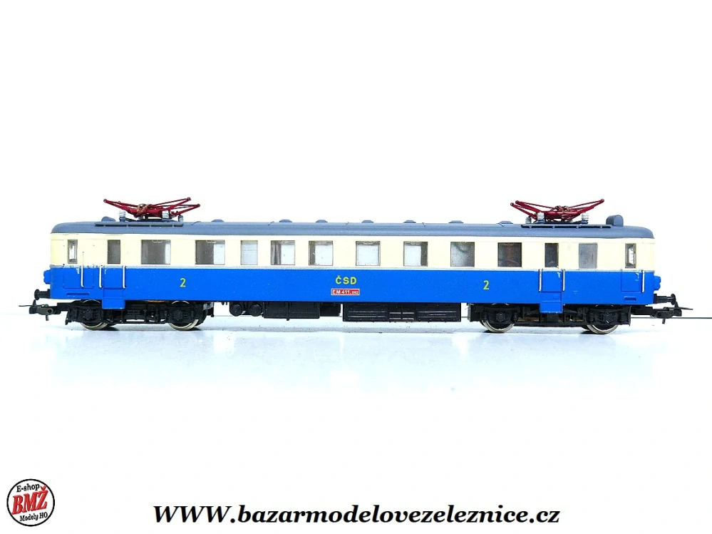 Maloserie - DC - Elektrický vůz EM 411 ČSD -  HO