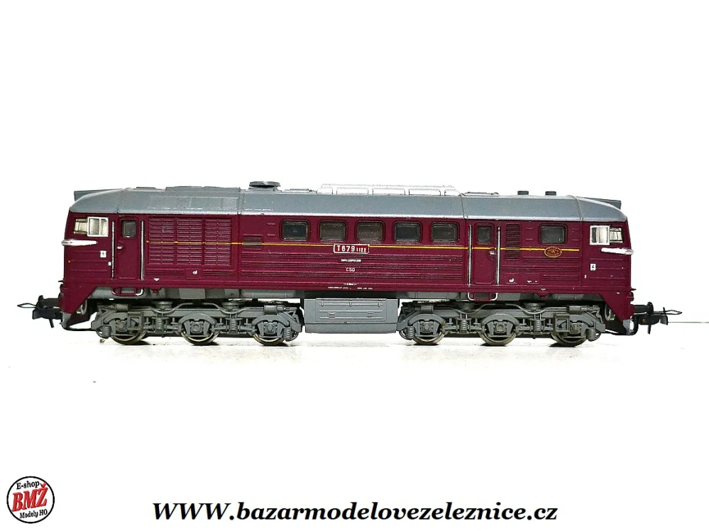 PIKO DDR - DC  - Dieselová lokomotiva T 679 1122 ČSD - HO