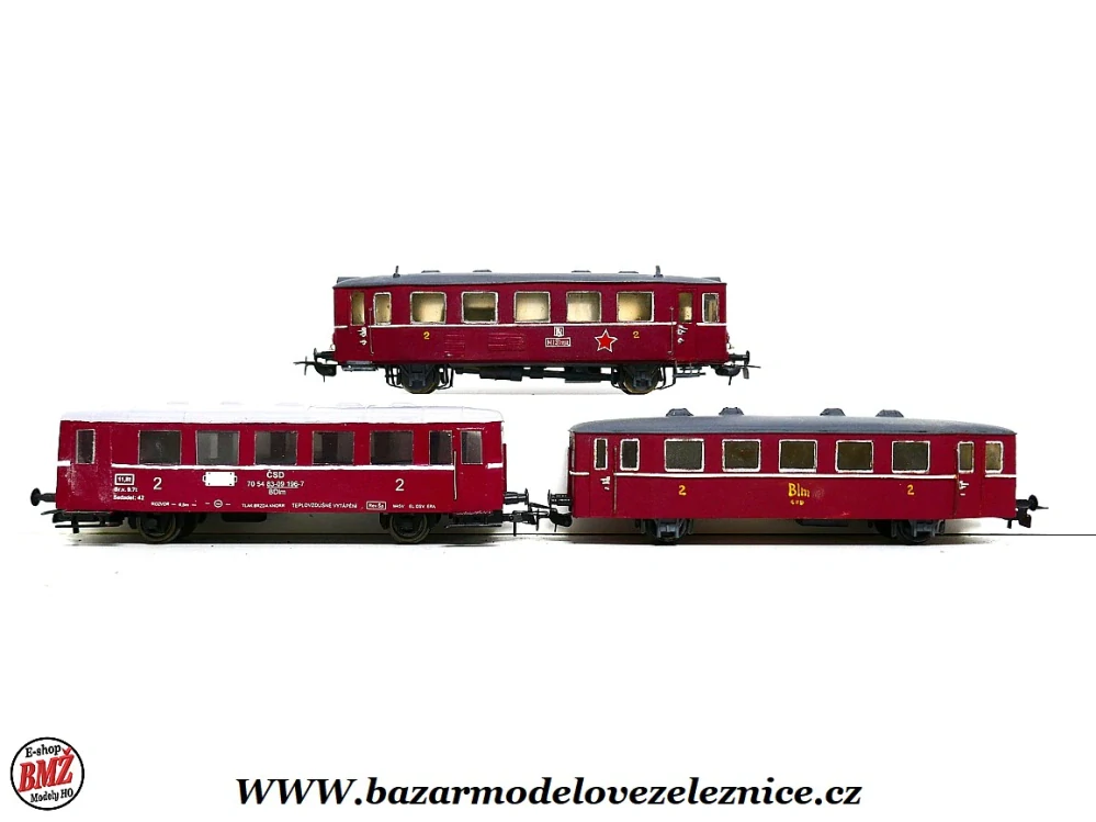 Maloserie - DC - Motorová souprava M 131 ČSD - HO