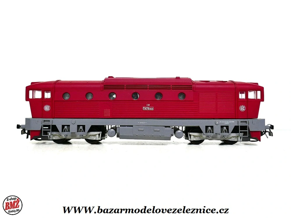 ČS Train - DC - Dieselová lokomotiva T 478 3013 ČSD - HO