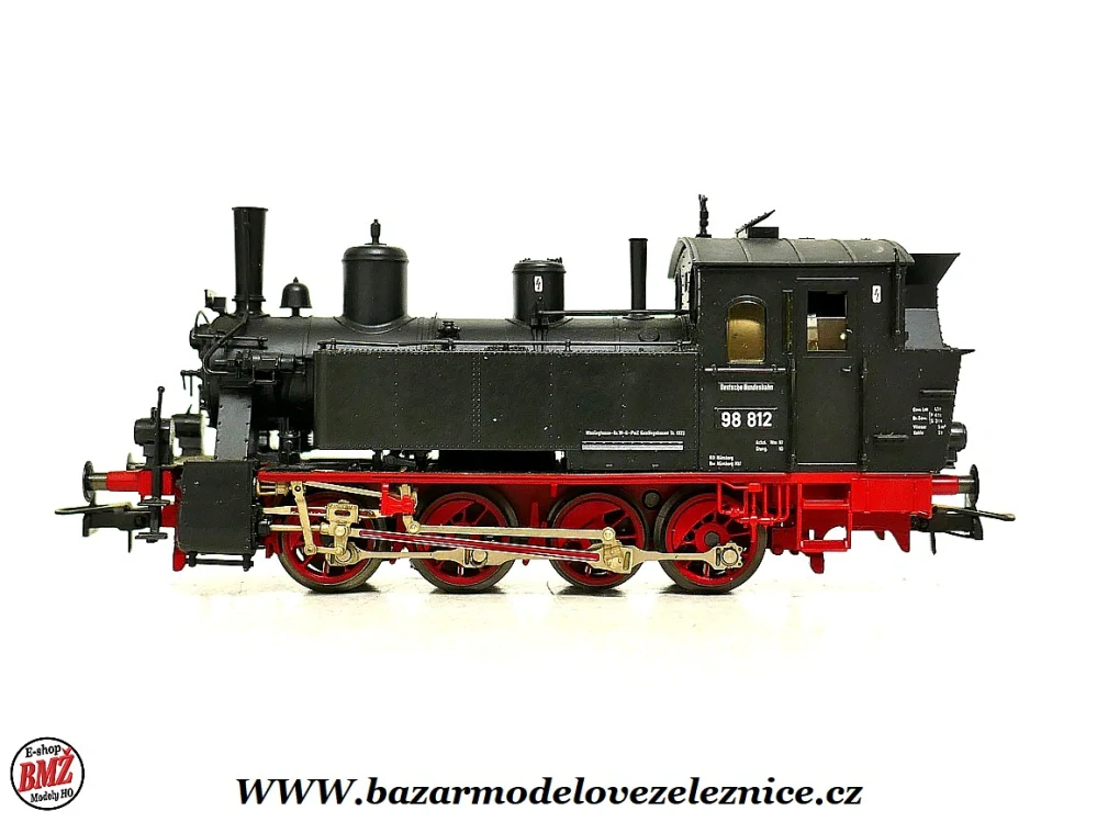 Fleischmann - DC - Parní lokomotiva BR 98 812 DR - HO
