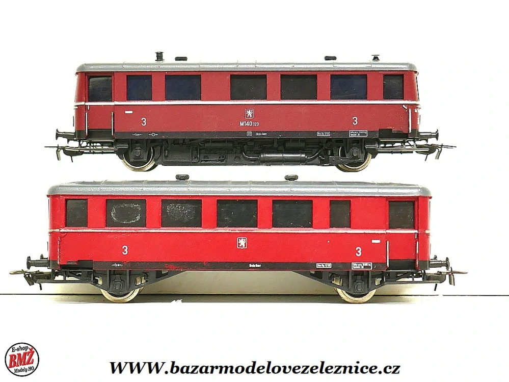 Piko DDR - DC - Motorová souprava M 140 ČSD - HO