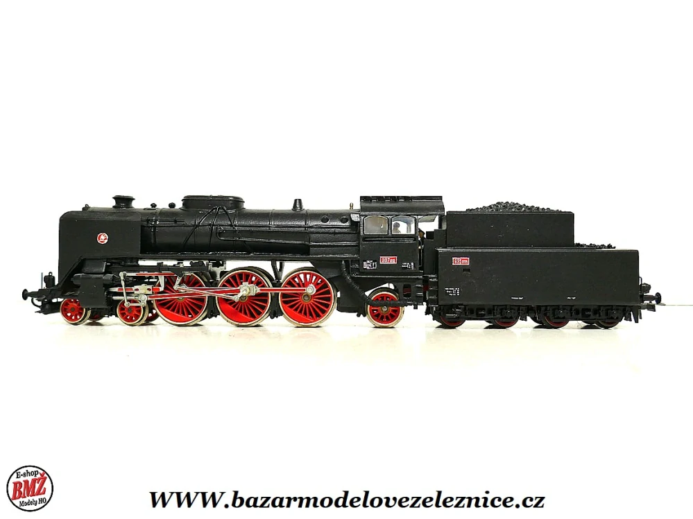 Piko DDR - Předěláka - DC - Parní lokomotiva 387 012 ČSD Mikádo - HO