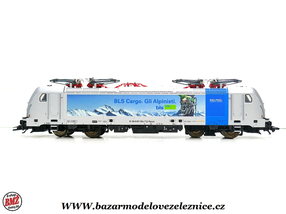 Trix - DCC + ZVUK - Elektrická lokomotiva BR 187.0 TRAXX BLS cargo - HO