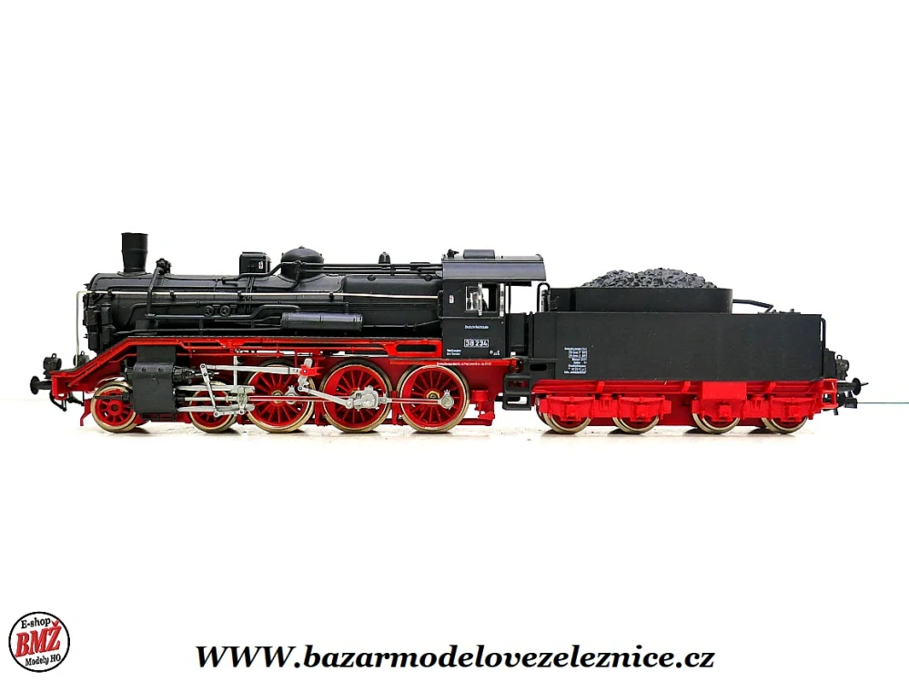 Piko DDR - DC - Parní lokomotiva BR 38 234 DR - HO
