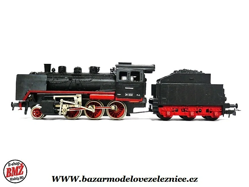 Piko DDR - DC - Parní lokomotiva BR 24 002 DR  - HO