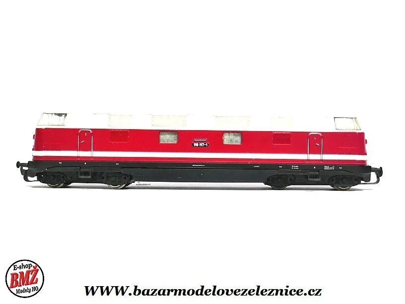 PIKO DDR - DC - Dieselová lokomotiva BR 118 117 DR - HO