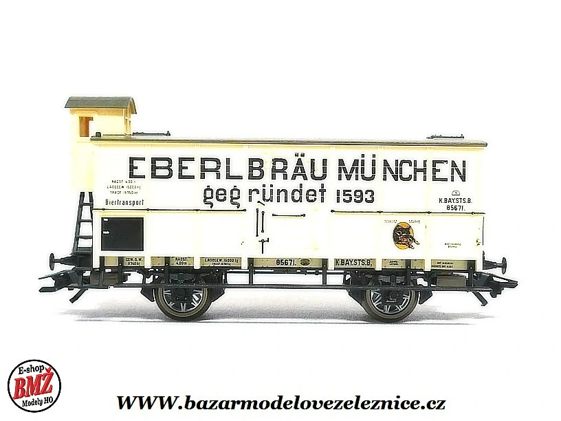 Roco - Pivovarský vůz Eberlbrau Munchen- HO