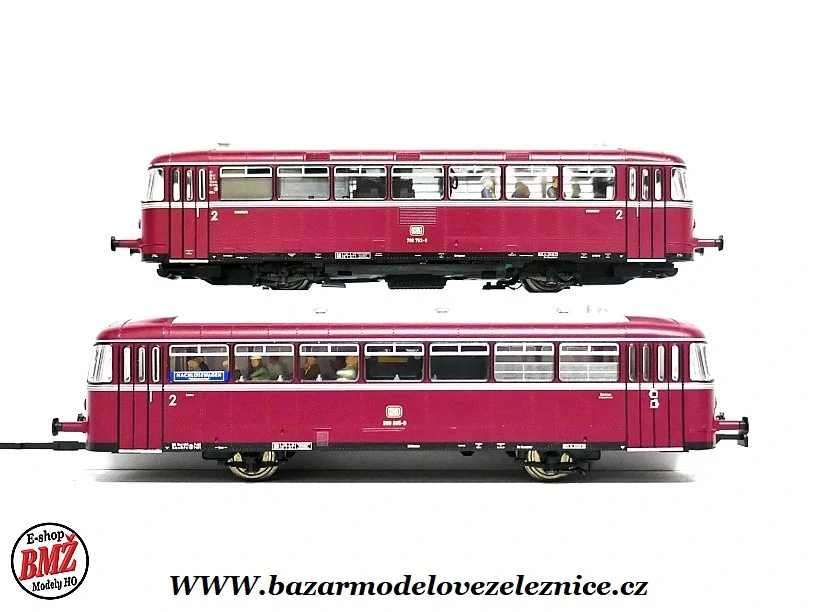 Roco - DCC + ZVUK - Motorová souprava VT/VS 98 DB + figurky  - HO