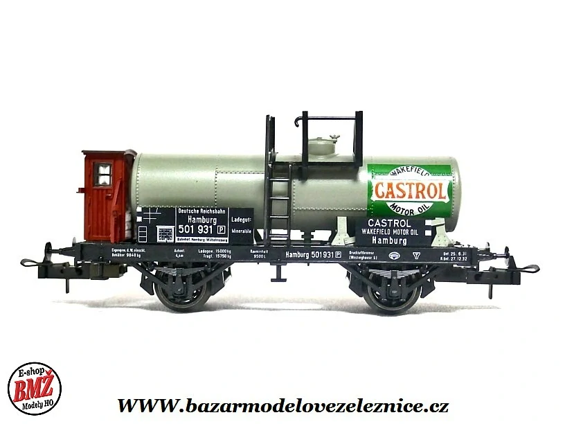 Trix - Cisternový vůz DRG Castrol - HO
