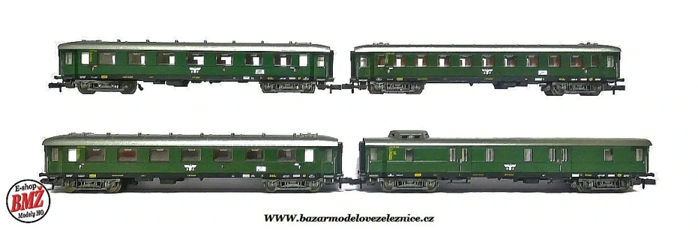 Fleischmann - Set 4 osobních vozů DRG orlice - N