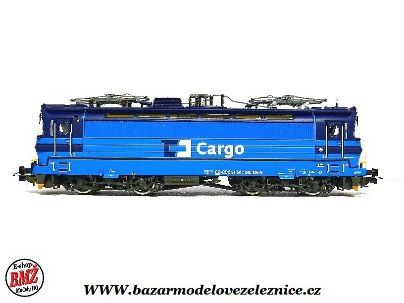 Nové Piko - DCC - Elektrická lokomotiva Laminátka 240 106 - ČD Cargo HO