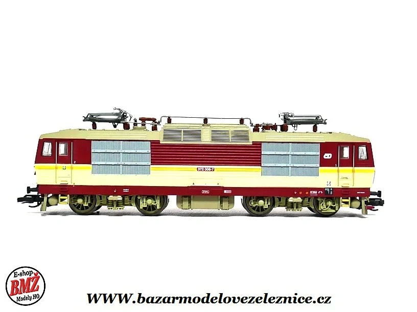Kuehn- Elektrická lokomotiva 372 006 ČD Bastard TT