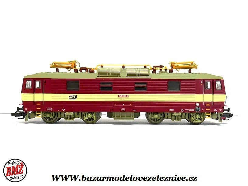Kuehn - DSS - Elektrická lokomotiva 371 003 ČD Bastard TT