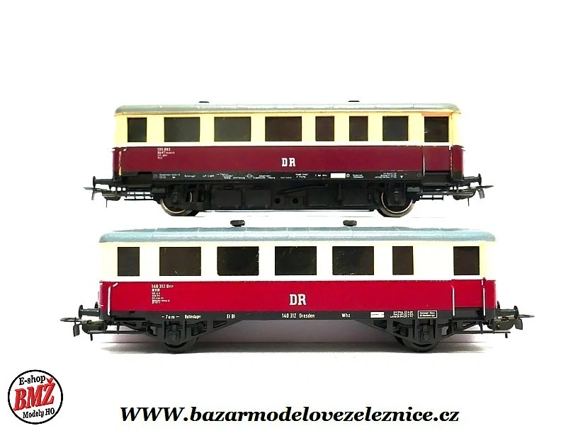 PIKO DDR - DC - Motorová souprava VT 135 DR - HO