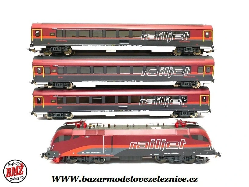 Nové Piko - DSS - Set RAILJET OBB - HO