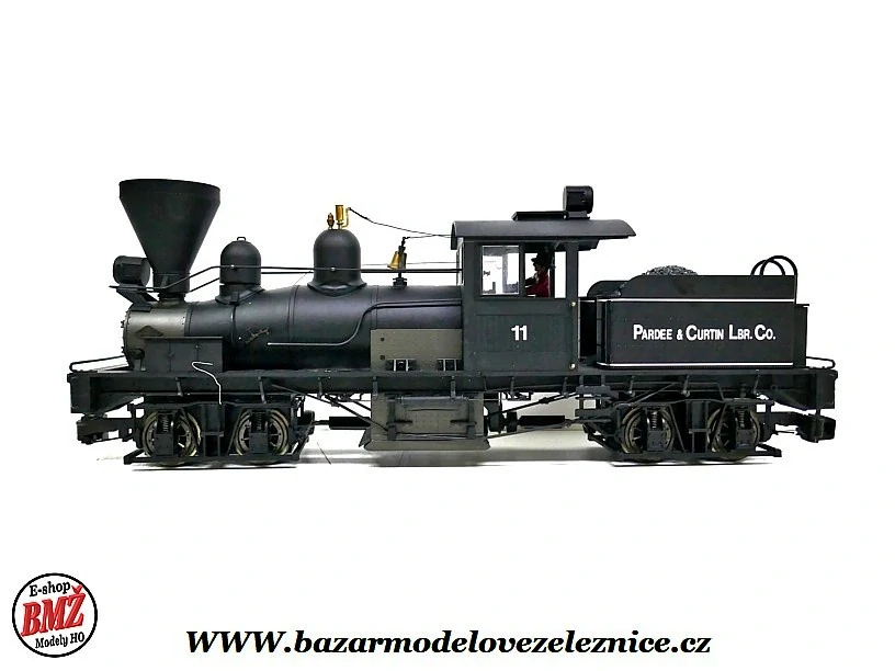 Bachmann - Parní lokomotiva „Pardee & Curtin Lbr. Co.“ a číslem 11.- G  