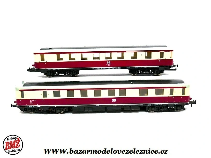 PIKO DDR - DC - Dieselová souprava BR 185/195 DR - HO