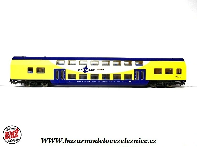 Nové Piko - Patrový vůz Metronom 2 tř. - HO