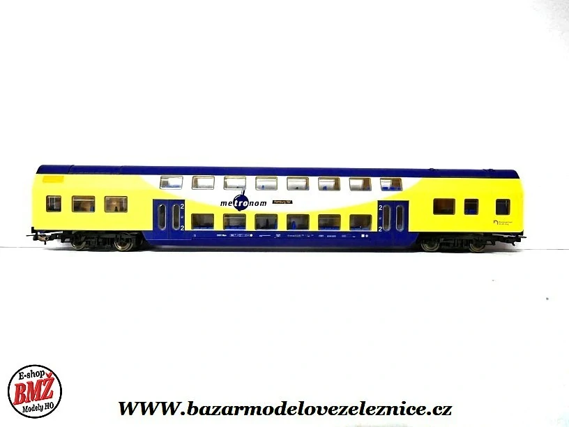 Nové Piko - Patrový vůz Metronom 2 tř. - HO