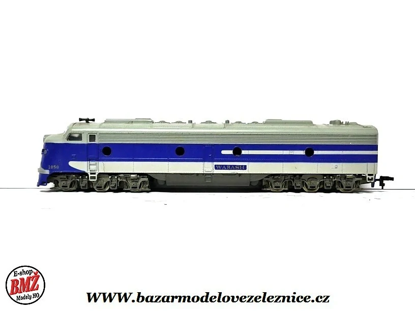 Rivarossi - DC - Dieselová lokomotiva EMD E8/E9 WABASH- HO